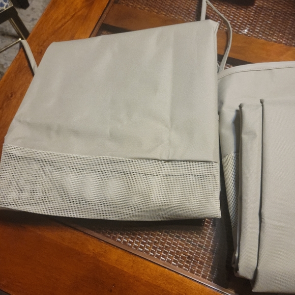 New Pottery Barn OUTDOOR UMBRELLA COVER Tan khaki - Picture 10 of 11